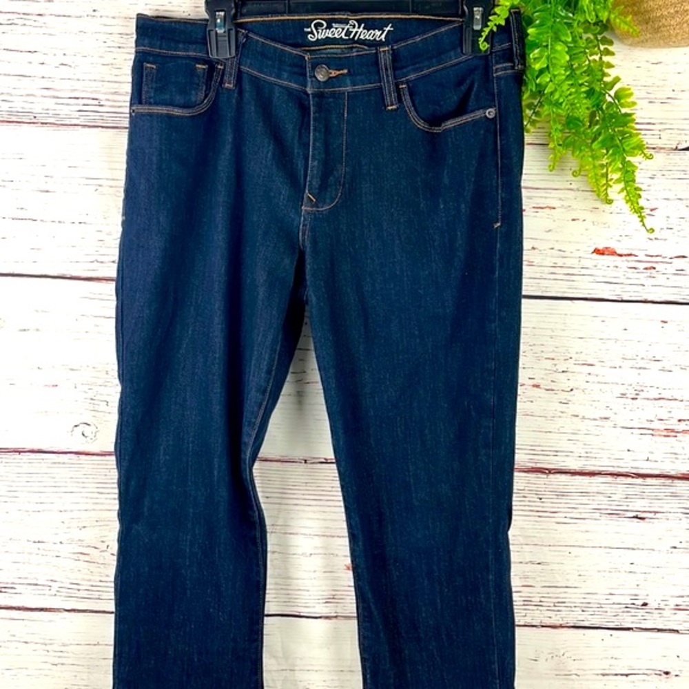 Old Navy The Sweetheart Bootcut Dark Wash Jeans Size 8 Long